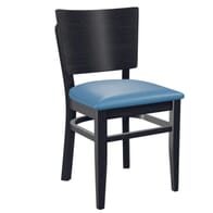 Square Back Solid Wood  Restaurant Chair 