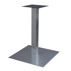 Indoor/Outdoor Square Stainless Steel Table Base
