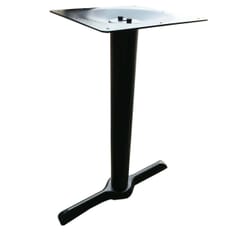 Indoor/Outdoor Black Cast Iron Commercial Table Base