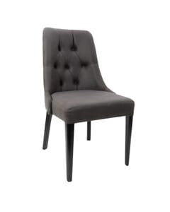 Fully Upholstered Side Chair with Tufted Back (front)