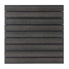 Pewter Synthetic Teak Wood Outdoor Restaurant Table Top
