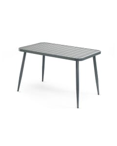 Aluminum Restaurant Table in Gunmetal Grey (30" x 60") 