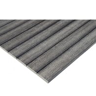 Pewter Synthetic Teak Wood Patio Table Top