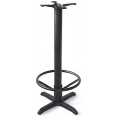 Cross Cast Iron And Steel Black Commercial Table Base