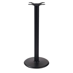 Round Cast Iron And Steel Black Commercial Metal Table Base